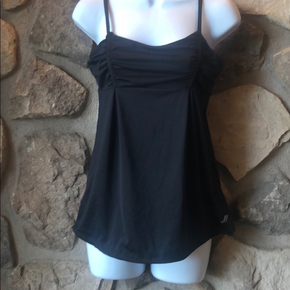🌺3for$20Athletic top, s/p black adjustable straps